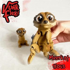 Meerkat MultiColor Flexi Print-In-Place + figure & keychain