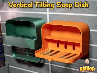 Tilting Soap Dish for Shower