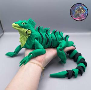 Flexi iguana, Articulated iguana