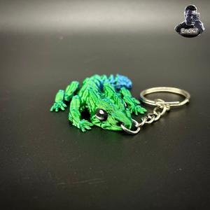 Little Grass Dragon Keychain – Articulated – Print in Place