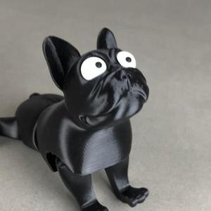 French Bulldog – Print in Place – No Supports – Articulated