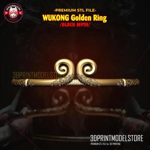 Black Myth Wukong Golden Ring – Sun Wukong Ring Cosplay Props