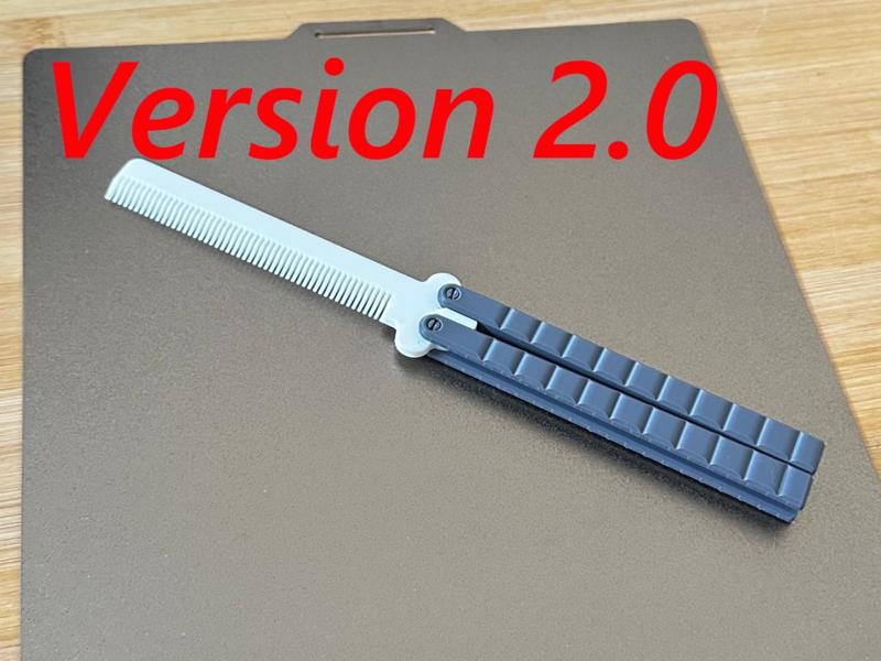 V2.0 Comb Butterfly Knife / Balisong / Kamm Messer