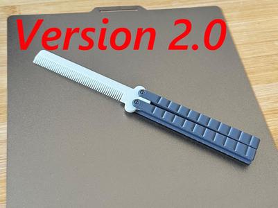 V2.0 Comb Butterfly Knife / Balisong / Kamm Messer