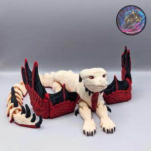 Lyra Flexi Dragon, Articulated, Posable Dragon
