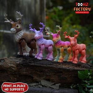 PRINT IN PLACE CUTE FLEXI REINDEER