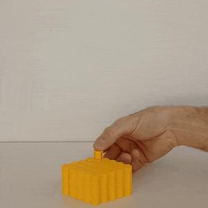 Extreme hexagon sliding fidget toy