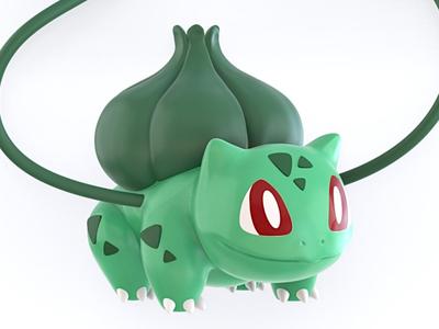 Bulbasaur Model Starting Pokemon; Split and Full
