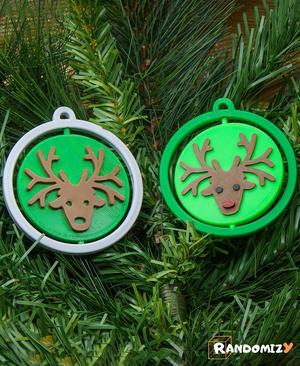 Spinning Ornament (Reindeer)