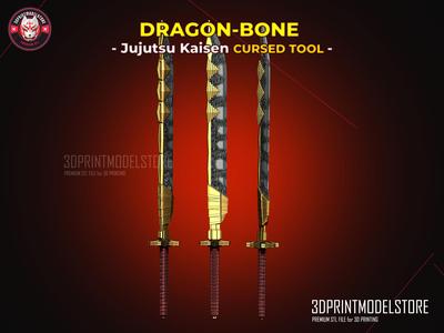 Dragon-Bone Cursed Tool - Jujutsu Kaisen - Maki Weapon