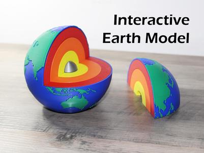 Interactive Earth Model with Layers