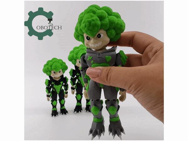 Cobotech Articulated Broccoli Monster by Cobotech