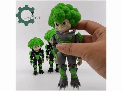 Cobotech Articulated Broccoli Monster by Cobotech