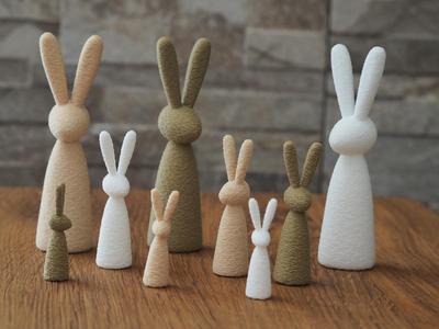 Bunny statue