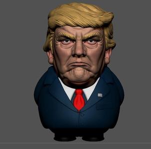 Donald Trump 3d print