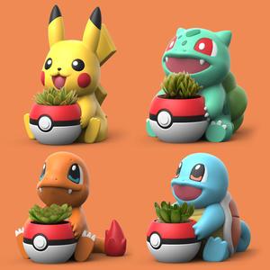 Planters Pokemon Set (Easy Print No Supports)