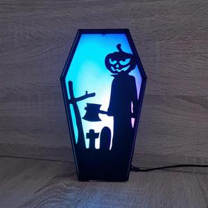 HALLOWEEN COFFIN LED LAMP