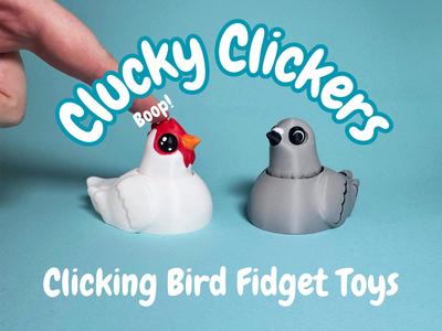 Clucky Clickers – Pigeon & Chicken Clicker Toy