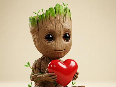 Groot in love