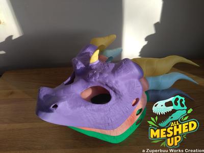 Western Dragon Masquerade Mask