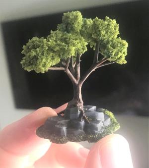 Wargaming Tree growing on Rocks / Ruin