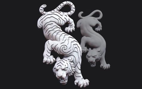 Descending Tiger