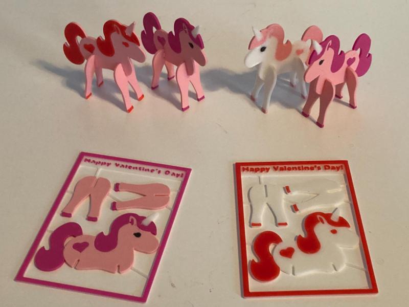 Valentine’s Unicorn Kit Card