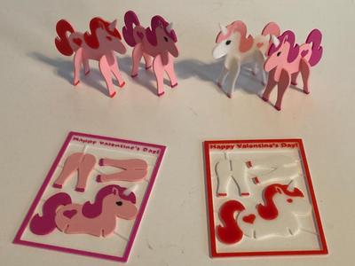 Valentine’s Unicorn Kit Card