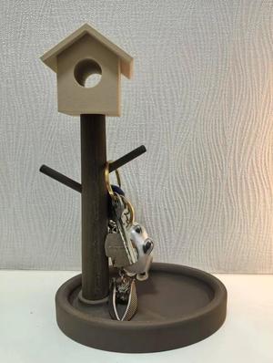 Little Bird’s Home – Key Holder and Entryway Organizer