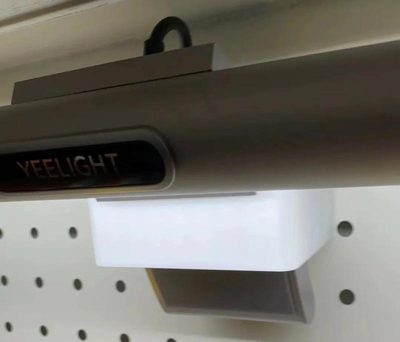 Xiaomi 1/1s/Yeelight Monitor Lamp Mount Round Hole Pegboard