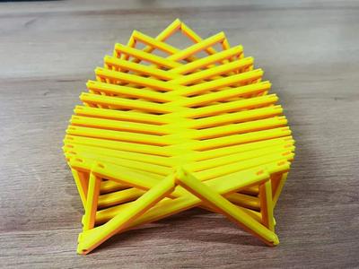 Foldable Fruit Bowl (One-Piece Design)