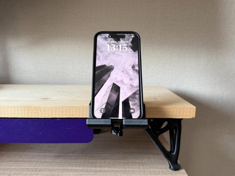 Phone Stand for Monitor Stand/Shelf