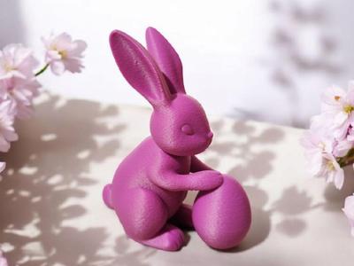 Bunny with egg