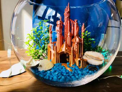 King Triton’s Palace, The Little Mermaid – Aquarium / Fish Tank Enrichment