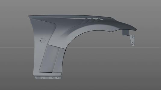 Nissan 370z RS1 style fender