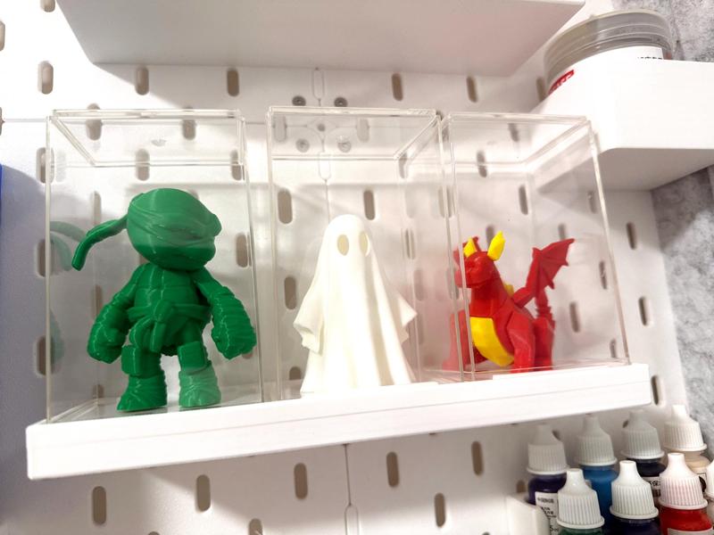Figure Display Stand Compatible with IKEA Pegboard