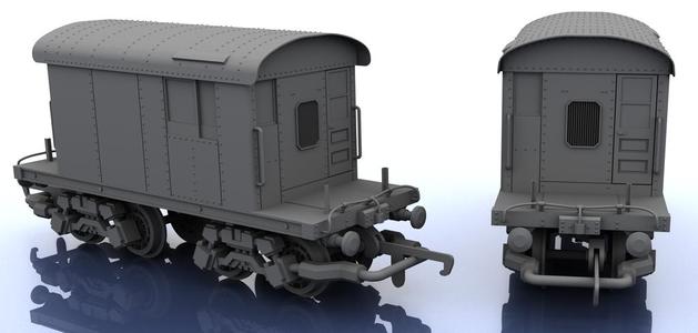 OO Scale Train – Caboose Type 1