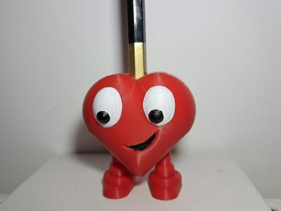 Heart Pencil Topper and Stand – AMS Optional