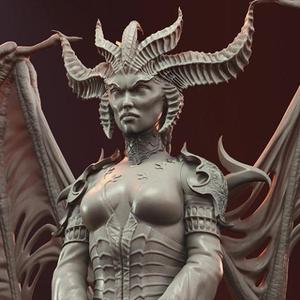 Lilith Diablo 3D Printing Figurine | Assembly