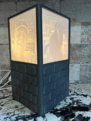 Lithophane Lamp for indoor/outdoor