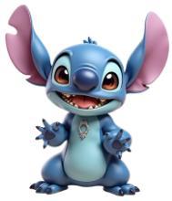 Cute creepy creature with large ears