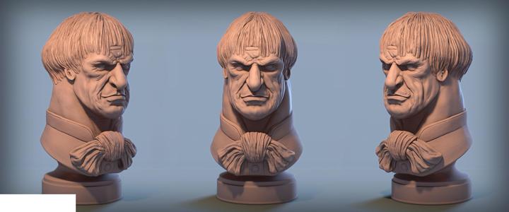 Haunted Mansion Uncle Lucius Bust