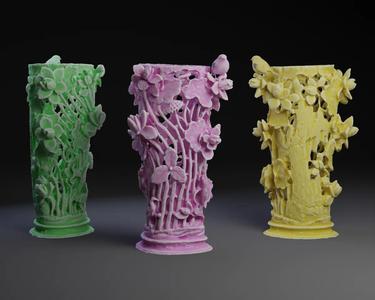 Easter Spring with Robin Vase