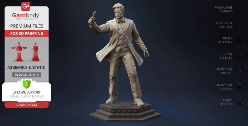 Eleventh Doctor Who STL Files for 3D Printing | Assembly Model