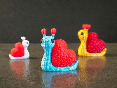 Knitted Snail of Love