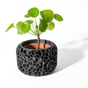 The Vori Planter Pot with Drainage Tray & Stand: Modern and Unique Home Decor for Plants