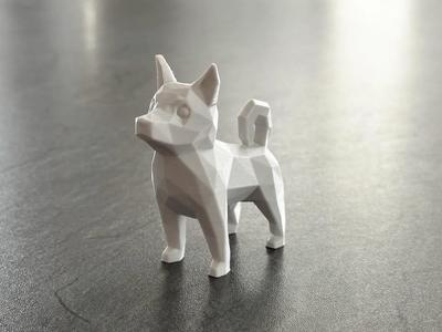 Cute Low Poly Dog