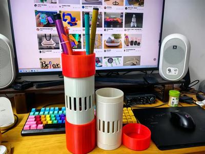 Infinitely spliced ​​and extended fishing rod bucket, bucket-shaped storage tool, long item storage, wine bottle protection