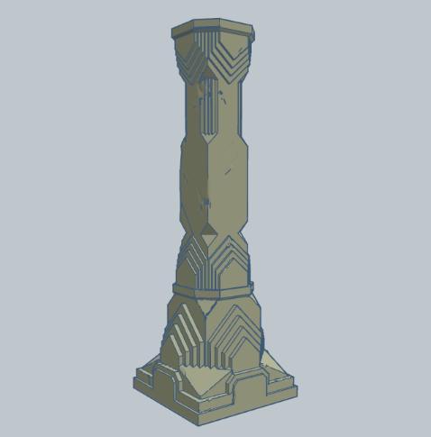 Moria Column 10mm Scale