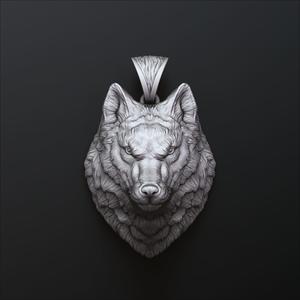 Wolf Head Pendant